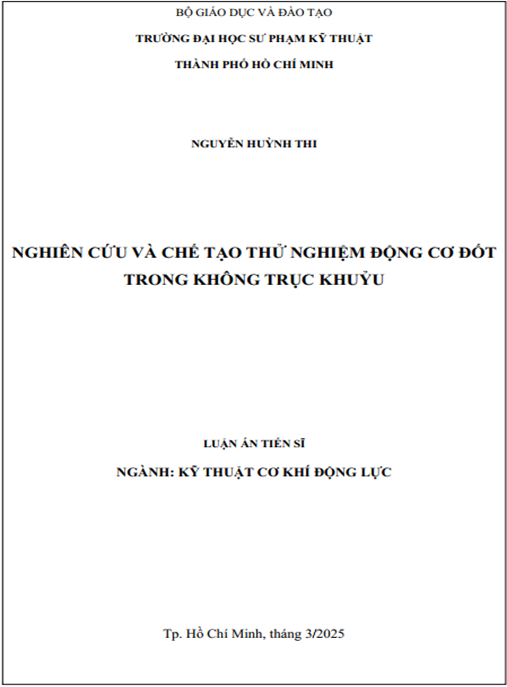 Luận án Nghiên cứu và chế tạo thử nghiệm động cơ đốt trong không trục khuỷu