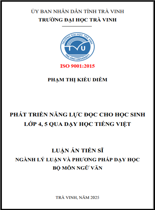 Luận án – Phát triển năng lực đọc cho học sinh lớp 4 – 5 qua dạy học Tiếng Việt