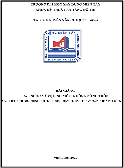 Bài giảng Cấp nước và vệ sinh môi trường nông thôn