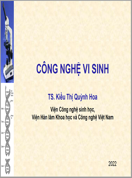 Bài giảng Công nghệ vi sinh