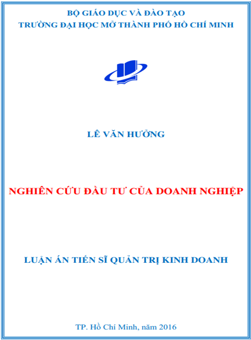 Luận án Nghiên cứu đầu tư của doanh nghiệp