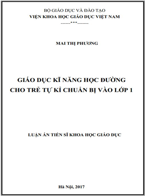 Luận án Quản lý nhà nước về giáo dục phổ thông vùng dân tộc thiểu số miền núi phía Bắc