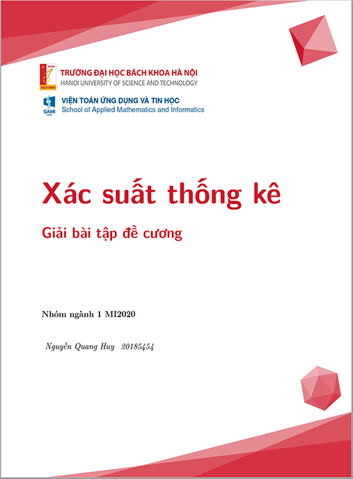 Xác suất thống kê (Giải bài tập đề cương)